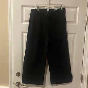 🧡 Women’s GAP high rise wide-leg cropped chino pants